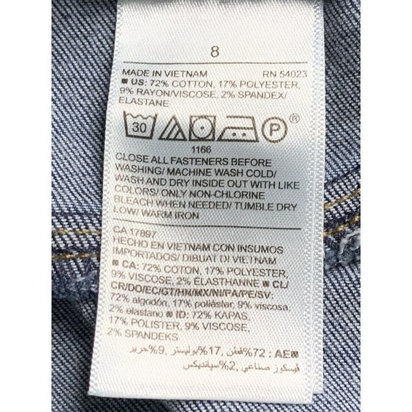 Old Navy Womens Rockstar Jegging Jeans Sz 8 Distress Skinny Pullon Elastic 2765 - Picture 8 of 9